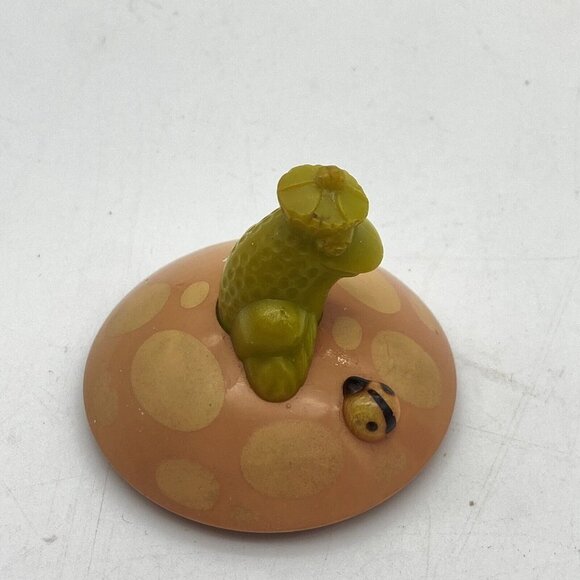 Avon Her Prettiness Cream Sachet Groovy Frog Ladybug Mushroom - .66 oz EMPTY VTG - Picture 9 of 12